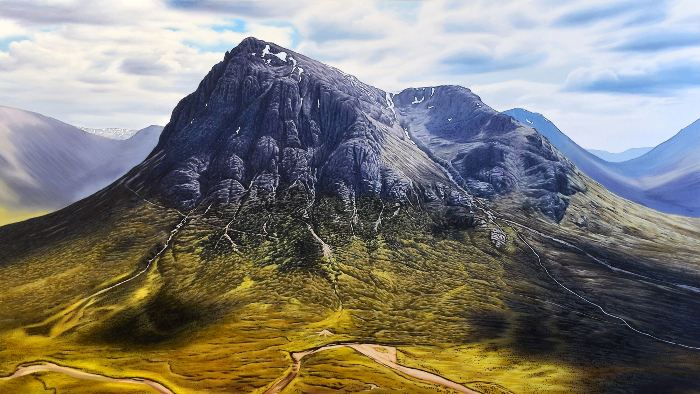 'Glencoe, Buachaille Etive Mor' by artist Andrew Tough